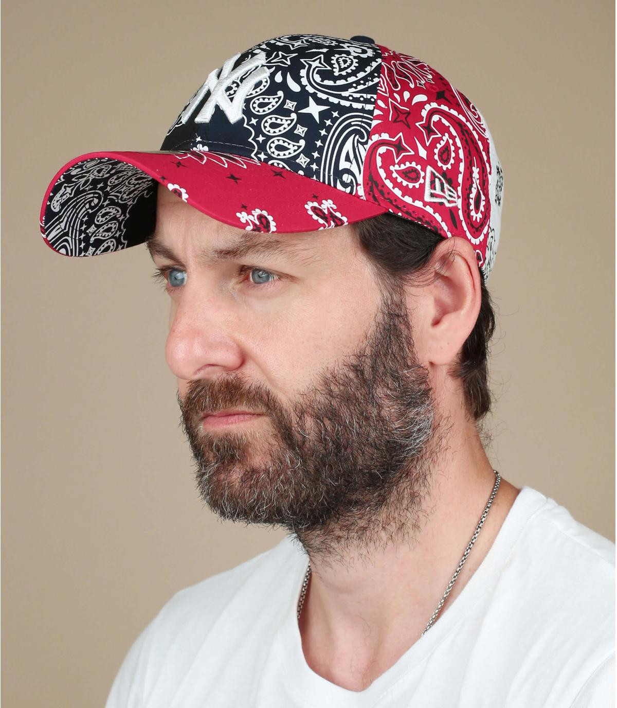 Cap NY Bandana bunt Cap MLB Paisley NY 940 multi Cap NY Bandana bunt Cap MLB Paisley NY 940 multi
